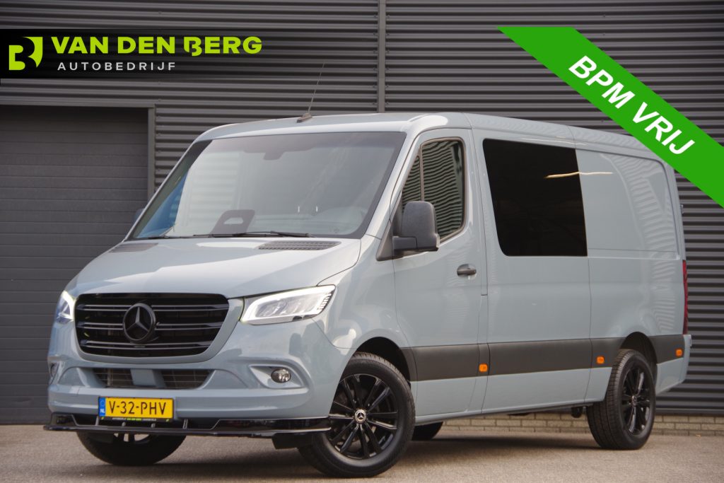 Mercedes-Benz Sprinter - 317 1.9 CDI L2H1 DC-6P, AUT. FACELIFT, 3.5T TREKHAAK, LED, CAMERA, NAVI, CRUISE, MF STUURWIEL, MISTLAMPEN, DUBBELE CABINE, DUBBE
