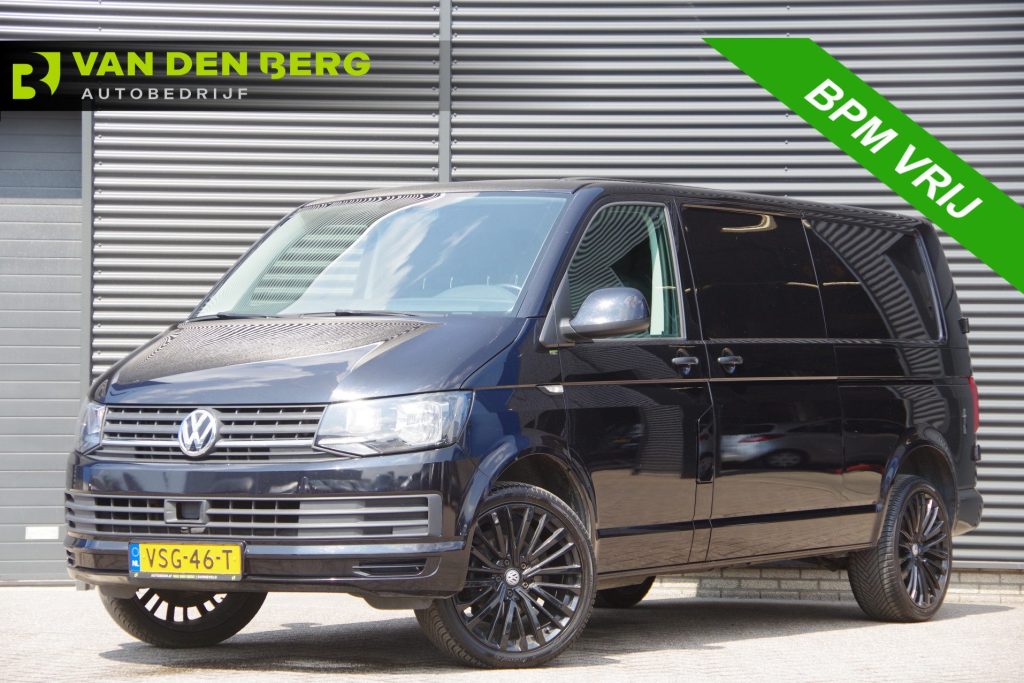 Volkswagen Transporter - 2.0 TDI L2 EURO 6! 150PK, 2X SCHUIFDEUR, TREKHAAK, 20'' LMV, STOELVERWARMING, STANDKACHEL, CRUISE, AIRCO